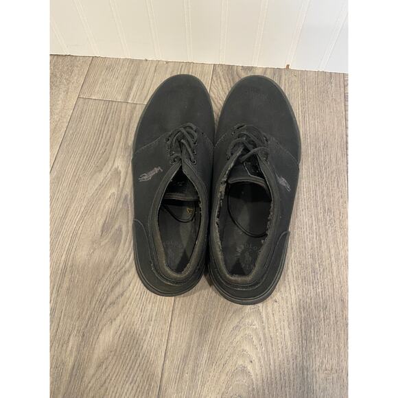 Polo Ralph Lauren Men's Faxon Low-Top Black Canvas Sneakers Size 10.5 M - Picture 5 of 8